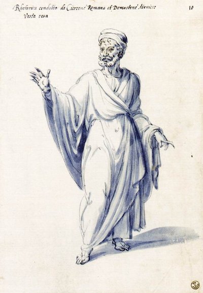 Kostüm der allegorischen Figur Rhetorik von Giuseppe Arcimboldo